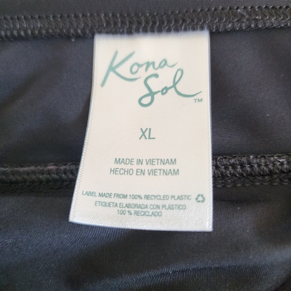 Kona Sol by Target Swim Skirt, XL Black - Picture 2 of 2